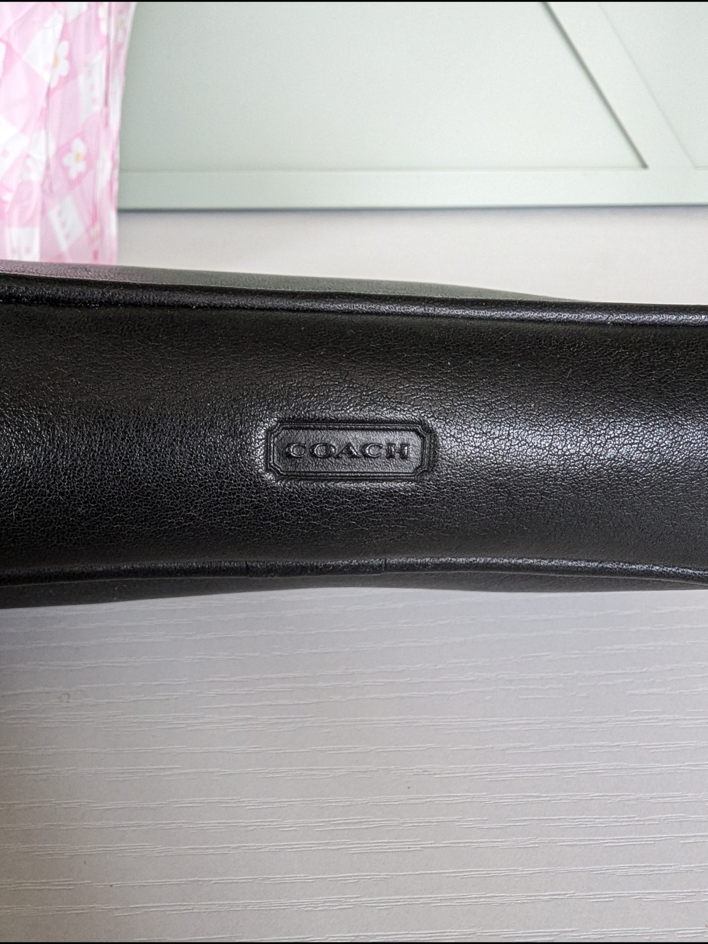 Vintage Coach LeatherChunky Case, also referred to as a cosmetic or makeup - Picture 5 of 11